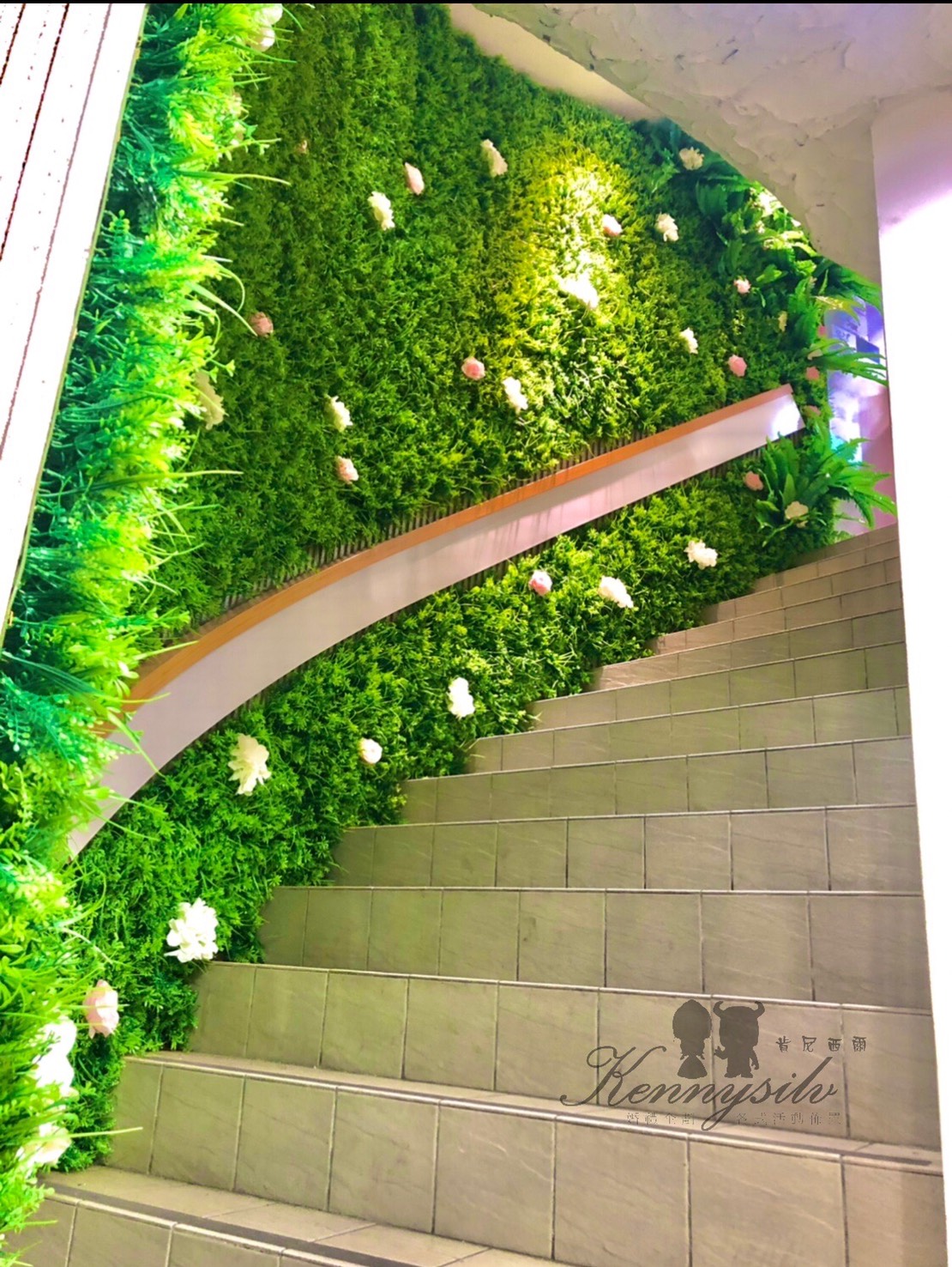 仿真植物 綠葉牆
